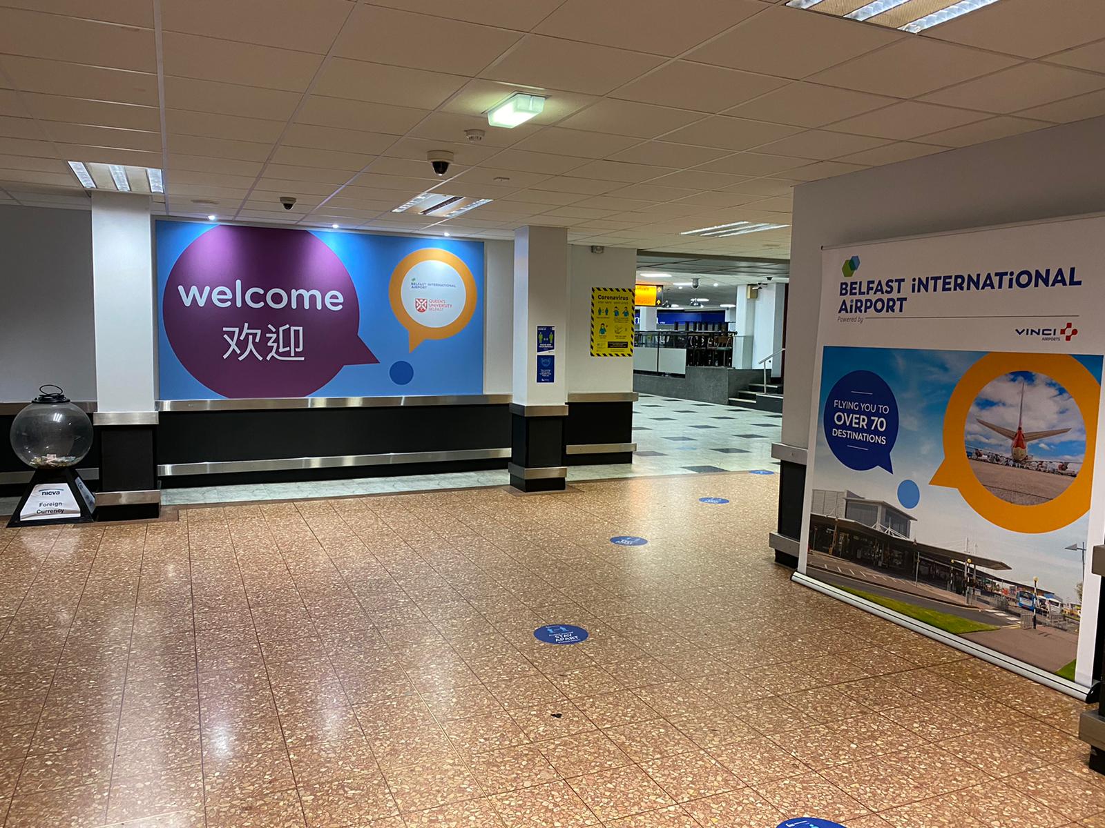 Belfast International Airport - Welcome Corridor