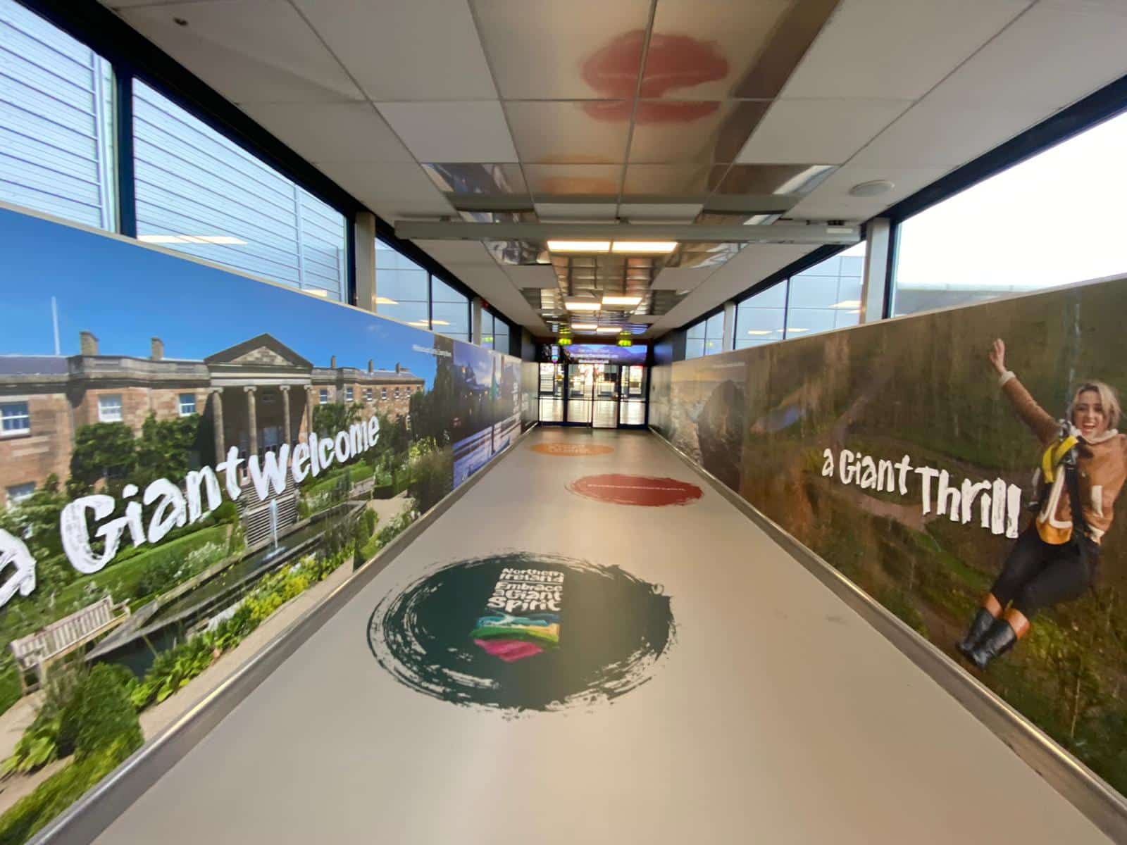 Belfast International Airport - Welcome Corridor