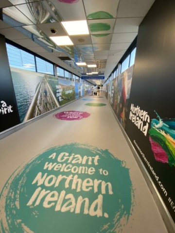 Belfast International Airport - Welcome Corridor